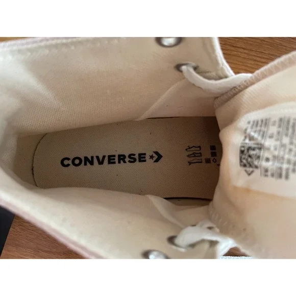 Converse Chuck Taylor All Star High Top Pale Pink Canvas Sneakers Womens 11 - Picture 3 of 5